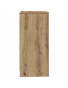 Credenza Rovere Artigianale 57x34x76 cm in Legno Multistrato