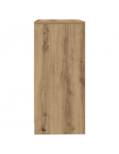 Credenza Rovere Artigianale 57x34x76 cm in Legno Multistrato