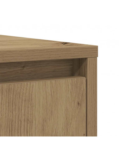 Credenza Rovere Artigianale 85x34x76 cm in Legno Multistrato