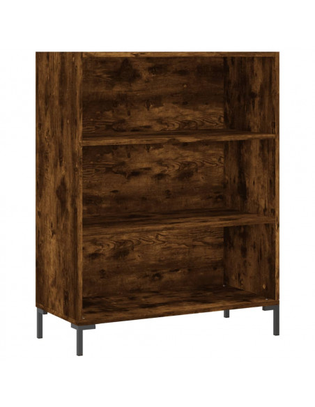 Credenza Rovere Fumo  69,5x34x180 cm in Legno Multistrato