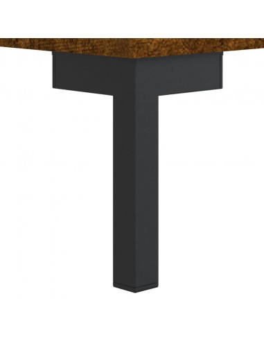 Credenza Rovere Fumo  69,5x34x180 cm in Legno Multistrato