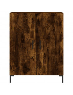 Credenza Rovere Fumo  69,5x34x180 cm in Legno Multistrato 2