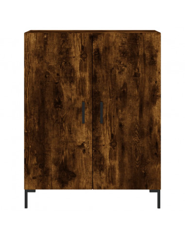 Credenza Rovere Fumo  69,5x34x180 cm in Legno Multistrato