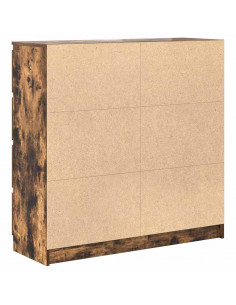 Credenza Rovere Fumo 100x35x99 cm in Legno Multistrato 2
