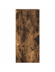 Credenza Rovere Fumo 29,5x34x76 cm in Legno Multistrato