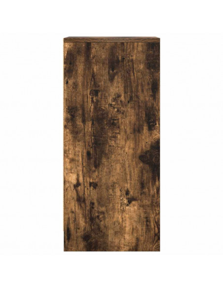 Credenza Rovere Fumo 29,5x34x76 cm in Legno Multistrato