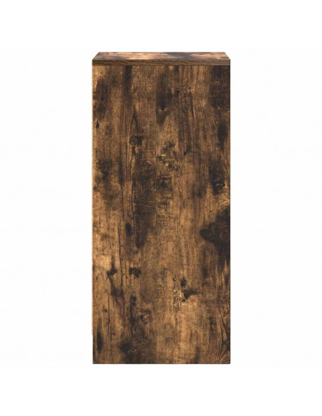 Credenza Rovere Fumo 29,5x34x76 cm in Legno Multistrato