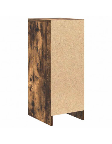 Credenza Rovere Fumo 29,5x34x76 cm in Legno Multistrato