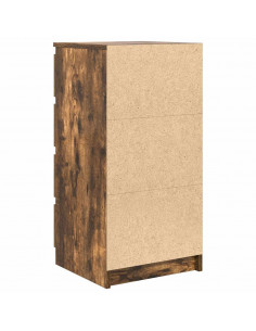 Credenza Rovere Fumo 37,5x35x76 cm in Legno Multistrato 2