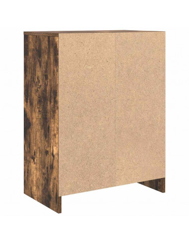 Credenza Rovere Fumo 57x34x76 cm in Legno Multistrato