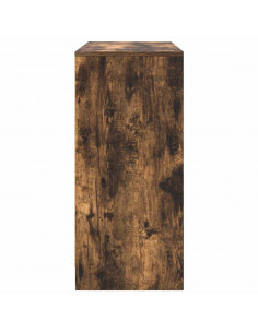 Credenza Rovere Fumo 85x34x76 cm in Legno Multistrato