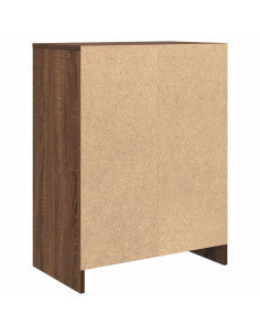 Credenza Rovere Marrone 57x34x76 cm in Legno tecnico 2