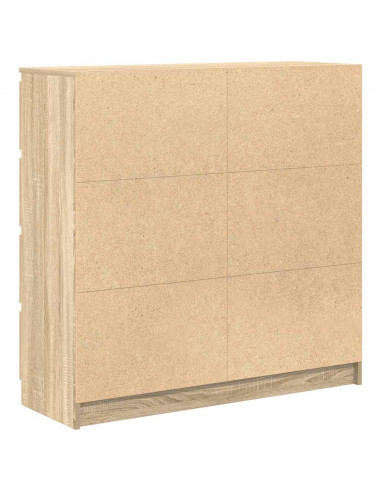 Credenza Rovere Sonoma 100x35x99 cm in Legno Multistrato