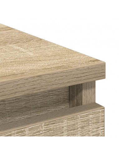 Credenza Rovere Sonoma 100x35x99 cm in Legno Multistrato