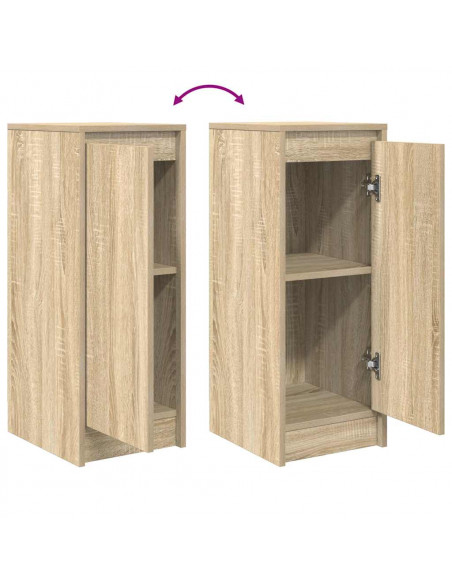 Credenza Rovere Sonoma 29,5x34x76 cm in Legno Multistrato