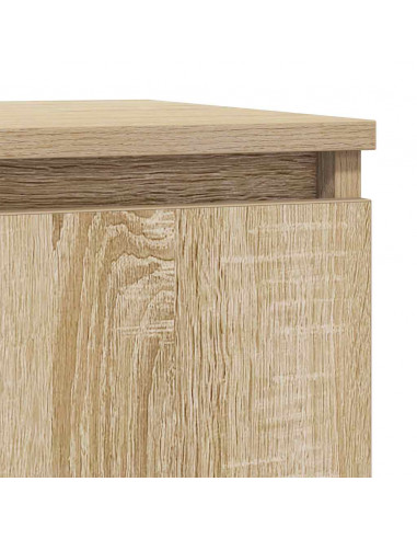 Credenza Rovere Sonoma 29,5x34x76 cm in Legno Multistrato