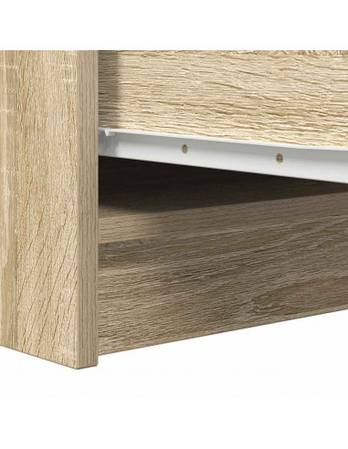 Credenza Rovere Sonoma 29,5x34x76 cm in Legno Multistrato