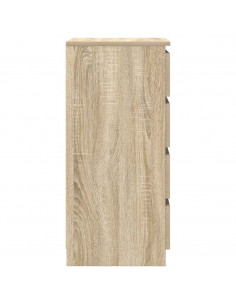 Credenza Rovere Sonoma 37,5x35x76 cm in Legno Multistrato