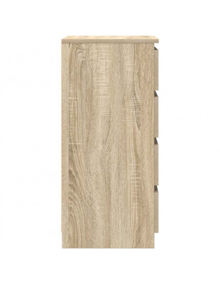 Credenza Rovere Sonoma 37,5x35x76 cm in Legno Multistrato