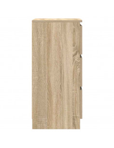 Credenza Rovere Sonoma 37,5x35x76 cm in Legno Multistrato