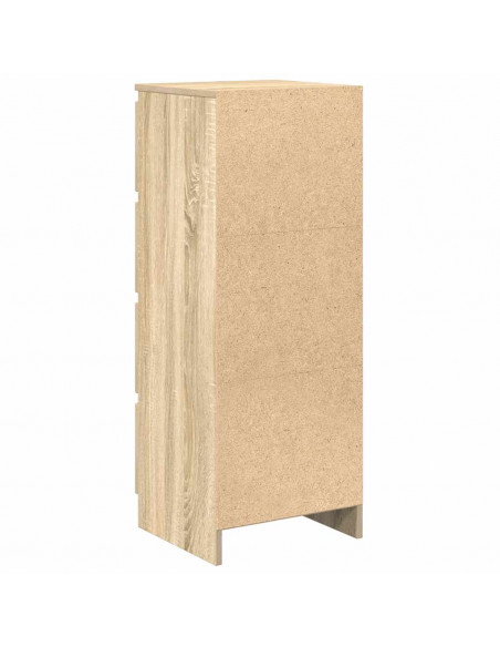 Credenza Rovere Sonoma 37,5x35x99 cm in Legno Multistrato