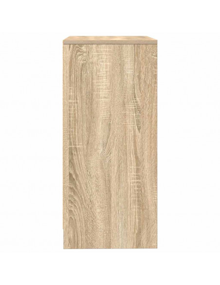 Credenza Rovere Sonoma 57x34x76 cm in Legno Multistrato