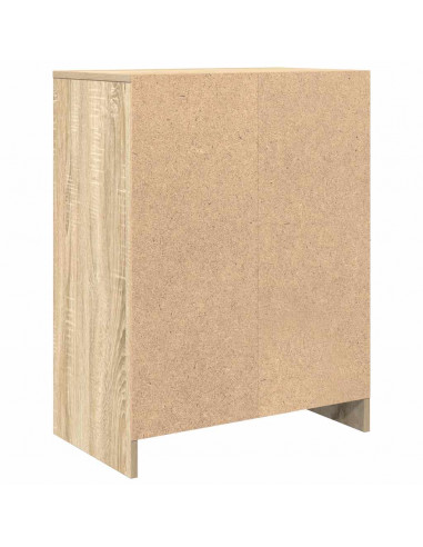 Credenza Rovere Sonoma 57x34x76 cm in Legno Multistrato