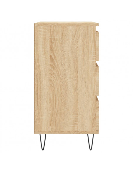 Credenza Rovere Sonoma 60x35x70 cm in Legno Multistrato
