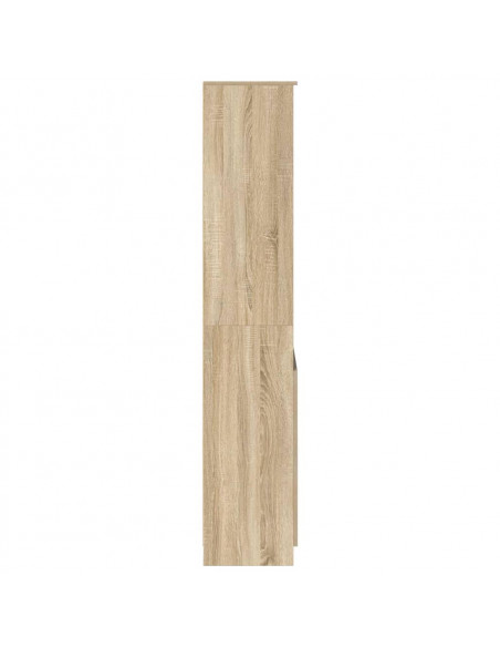 Credenza Rovere Sonoma 70x35x180 cm in Legno Multistrato