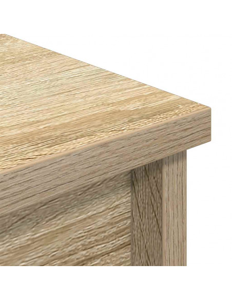 Credenza Rovere Sonoma 70x35x180 cm in Legno Multistrato
