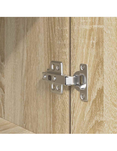 Credenza Rovere Sonoma 70x35x180 cm in Legno Multistrato