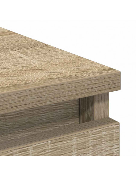 Credenza Rovere Sonoma 80x35x99 cm in Legno Multistrato