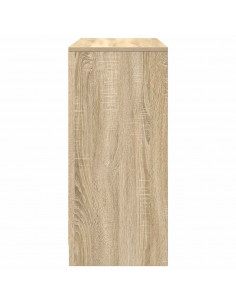 Credenza Rovere Sonoma 85x34x76 cm in Legno Multistrato