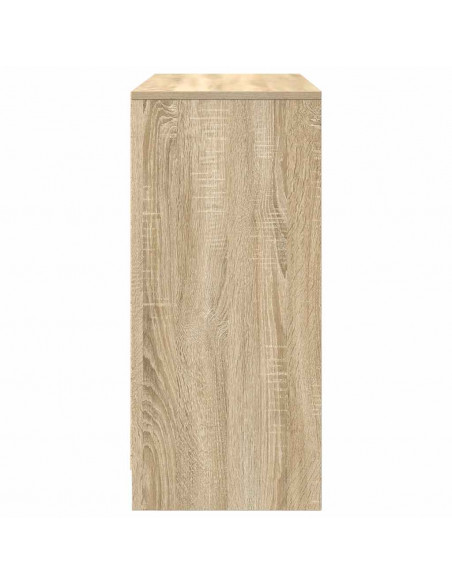 Credenza Rovere Sonoma 85x34x76 cm in Legno Multistrato