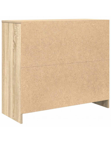 Credenza Rovere Sonoma 85x34x76 cm in Legno Multistrato