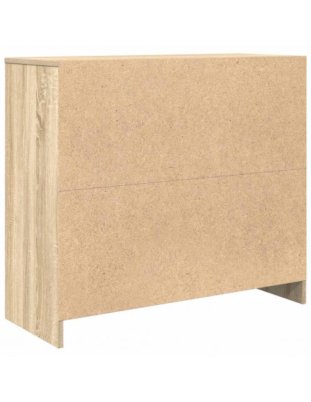 Credenza Rovere Sonoma 85x34x76 cm in Legno Multistrato