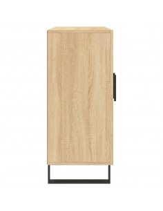 Credenza Rovere Sonoma 90x34x80 cm in Legno Multistrato