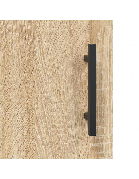 Credenza Rovere Sonoma 90x34x80 cm in Legno Multistrato