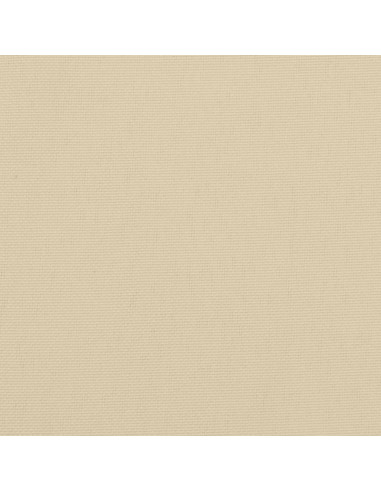 Cuscino Rotondo Beige Ø 100x11 cm in Tessuto Oxford