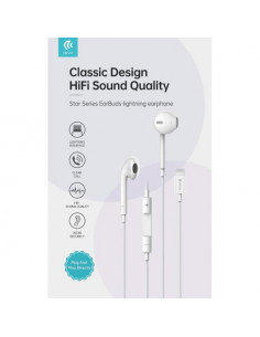 Devia Auricolari compatibili Apple con controlli e microfono