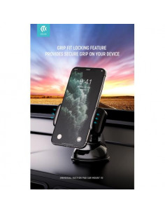 Devia Supporto Smartphone da 3.5 a 6.5 Pollici da auto a ventosa