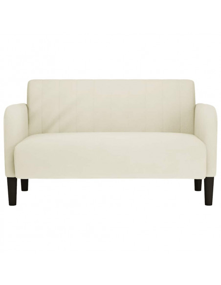 Divano Divanetto Crema 109 cm in Velluto