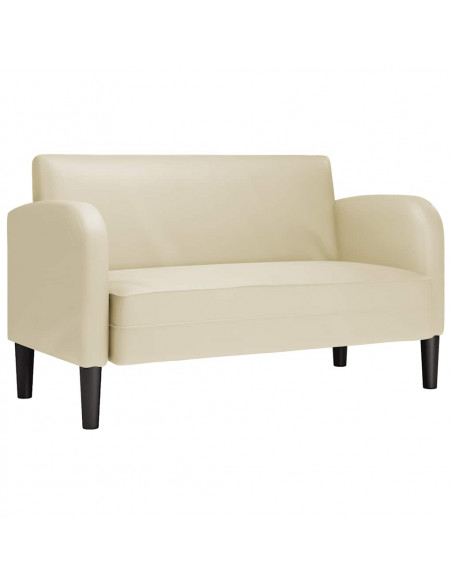 Divano Divanetto Crema 110 cm in Similpelle
