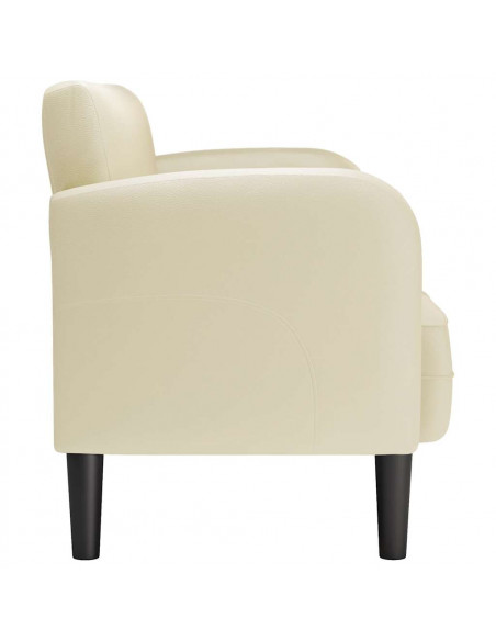 Divano Divanetto Crema 110 cm in Similpelle