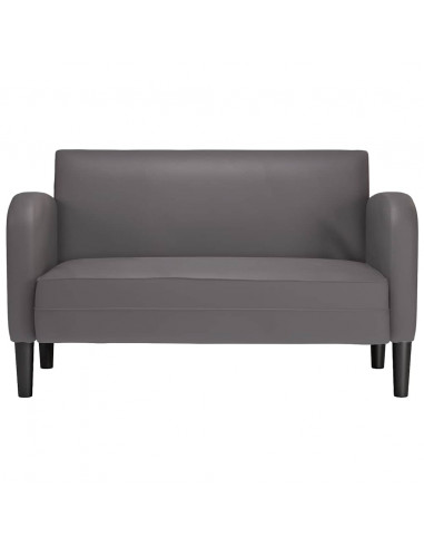 Divano Divanetto Grigio 110 cm in Similpelle