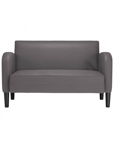 Divano Divanetto Grigio 110 cm in Similpelle