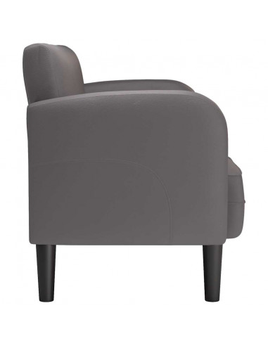 Divano Divanetto Grigio 110 cm in Similpelle