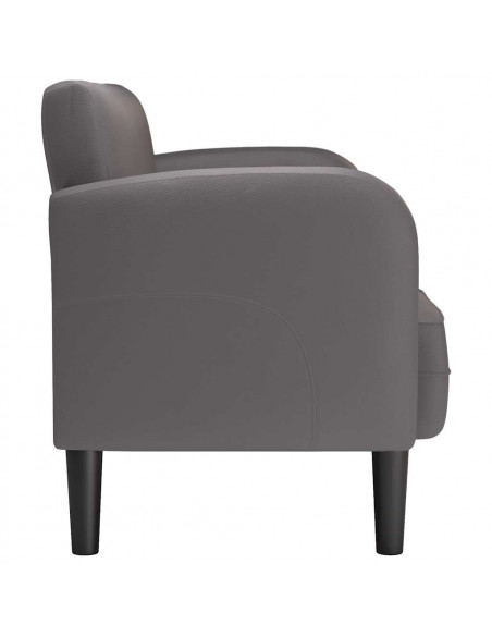 Divano Divanetto Grigio 110 cm in Similpelle