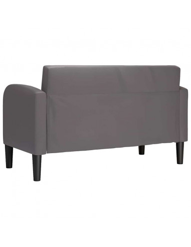 Divano Divanetto Grigio 110 cm in Similpelle