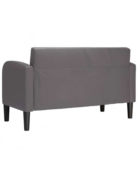 Divano Divanetto Grigio 110 cm in Similpelle